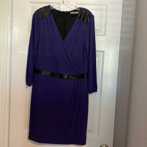 Marc New York Andrew Marc purple dress size 8